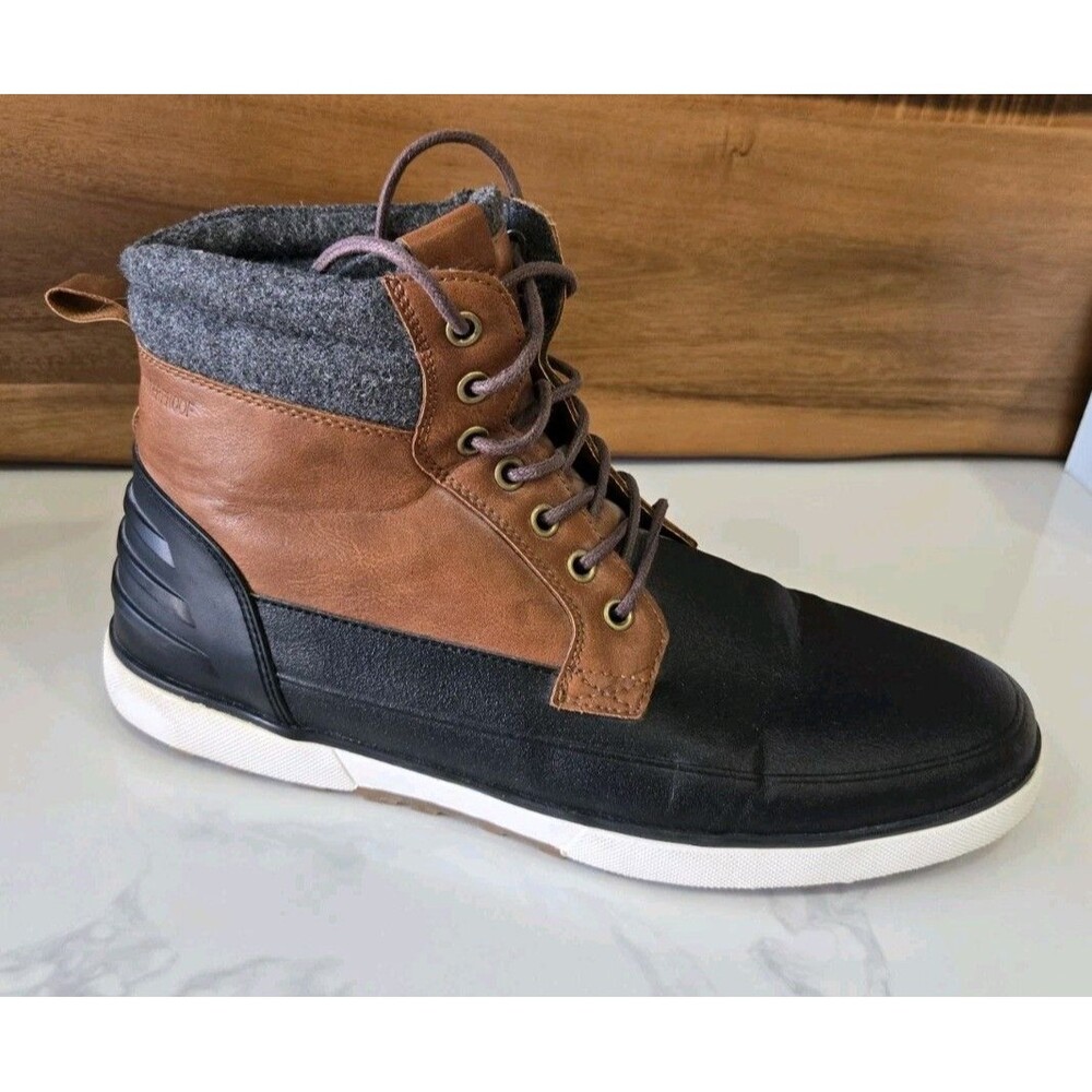 Aldo’s Men’s Size 11 Boots Thinsulate Lining Water Resistant Brown & Black